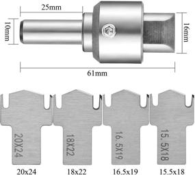 img 3 attached to 🔩 Set of 6 Ring Drill Bits for Wood Ring Making and Jewelry Decoration - Steel Wood Bead Drill Bits for DIY Rings, Jewelry Making Supplies