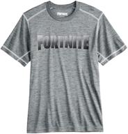 official fortnite logo character graphic t-shirt for boys by epic games logo