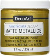🎨 deco art americana decor goldcraft paint matte 8oz, 8 fl oz (pack of 1) logo