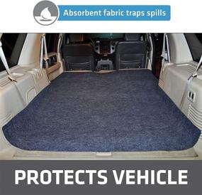 img 3 attached to 🚗 Drymate Cargo Liner Mat: Absorbent, Waterproof & Machine Washable - Protects Vehicle Interior for SUVs, Trucks, Vans, Cars, and Dogs - Made in the USA!