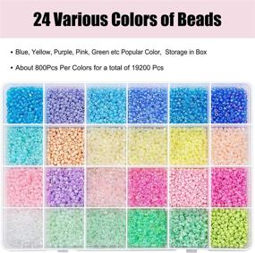 img 3 attached to IReaydo 19200Pcs Tweezers Scissors Bracelet Beading & Jewelry Making