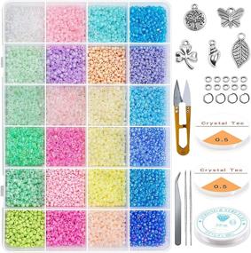 img 4 attached to IReaydo 19200Pcs Tweezers Scissors Bracelet Beading & Jewelry Making