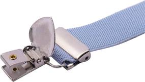 img 3 attached to DEOBOX Suspenders Wedding Adjustable Purple Boys' Accessories via Suspenders
