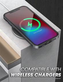 img 1 attached to 🦄 SUPCASE Unicorn Beetle Edge Series iPhone 11 Case (2019 Release) 6.1 Inch, Slim Frame with TPU Inner Bumper &amp; Transparent Back, Black