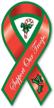 support troops holiday ribbon magnet logo