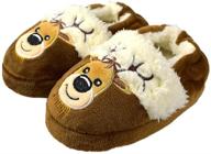 🩴 cushioned unisex cotton slippers: premium rubber soles for boys' comfort logo