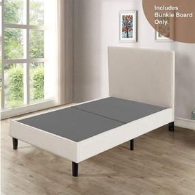 img 2 attached to 🛏️ Enhance Your Twin Bed's Support with Continental Sleep 2-Inch Wood Split Bunkie Board/Slats - Includes 2 Halves for Easy Installation!