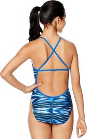 img 2 attached to 🏊 Speedo Women's Swimsuit One Piece Endurance+ Cross Back Printed Adult Team Colors - Performance & Style Combined