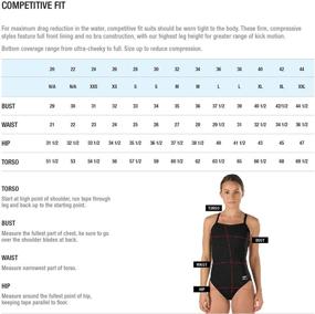 img 1 attached to 🏊 Speedo Women's Swimsuit One Piece Endurance+ Cross Back Printed Adult Team Colors - Performance & Style Combined