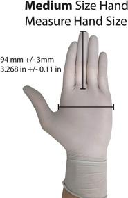 img 1 attached to 🧤 Infi-Touch Lite & Tough, Disposable Nitrile Gloves - 250 Count or 1000 Count, Food Safe, Lite Duty Gloves