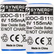 🔋 synergy digital dog collar batteries for dog guard dg9-xt, combo-pack with 2 x sddc-s1113 batteries logo