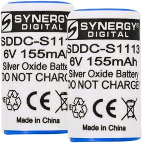 img 4 attached to 🔋 Synergy Digital Dog Collar Batteries for Dog Guard DG9-XT, Combo-Pack with 2 x SDDC-S1113 Batteries