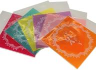 colorful bowknot party gift packaging bags - pack of 95: perfect for wrapping cookies, candy, and sweet treats! logo