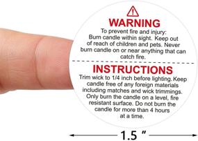 img 2 attached to Warning Sticker Container Stickers Supplies