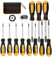 🔧 magnetic torx screwdriver set – comprehensive 11-piece toolkit by kako, ideal for projects, electronics, furniture, automotive, machine repairing – includes t5, t6, t7, t8, t9, t10, t15, t20, t25, t27, and t30 screwdrivers logo