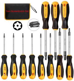 img 4 attached to 🔧 Magnetic Torx Screwdriver Set – Comprehensive 11-Piece Toolkit by KAKO, Ideal for Projects, Electronics, Furniture, Automotive, Machine Repairing – Includes T5, T6, T7, T8, T9, T10, T15, T20, T25, T27, and T30 Screwdrivers