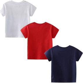 img 3 attached to Adorable Boys Summer Shirt for Toddlers! Short Sleeve Top Kids Clothes in Sizes 2-7T