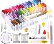 🧵 miahart embroidery floss kit - 158 pcs, 57 color threads with organizer box, 101 pcs cross stitch tool kits for bracelet string making - ideal for friendship bracelet crafts logo
