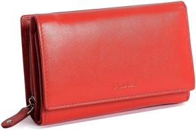 img 4 attached to 👛 SADDLER Ladies Medium Trifold Leather Wallets & Handbags for Women