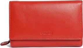 img 3 attached to 👛 SADDLER Ladies Medium Trifold Leather Wallets & Handbags for Women