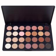 🎨 28 color neutral warm eyeshadow palette by youngman professional - eye shadow makeup cosmetics logo