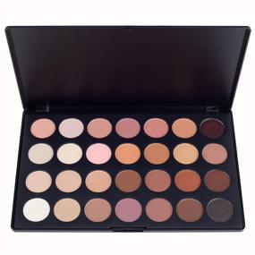 img 4 attached to 🎨 28 Color Neutral Warm Eyeshadow Palette by Youngman Professional - Eye Shadow Makeup Cosmetics