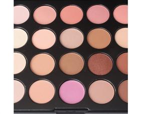 img 2 attached to 🎨 28 Color Neutral Warm Eyeshadow Palette by Youngman Professional - Eye Shadow Makeup Cosmetics