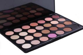 img 3 attached to 🎨 28 Color Neutral Warm Eyeshadow Palette by Youngman Professional - Eye Shadow Makeup Cosmetics