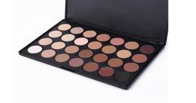 img 1 attached to 🎨 28 Color Neutral Warm Eyeshadow Palette by Youngman Professional - Eye Shadow Makeup Cosmetics