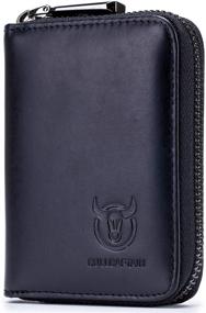 img 2 attached to Genuine Leather Wallet Holder with Zipper – 👜 Ideal Men's Accessories for Wallets, Card Cases & Money Organizers