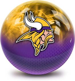 img 1 attached to Minnesota Vikings Undrilled Bowling Ball