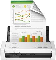 📸 brother ads-1250w wireless portable compact desktop scanner - fast, easy-to-use scanning for home, home office, or mobile professionals logo