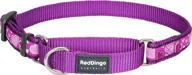 red dingo designer martingale collar dogs logo