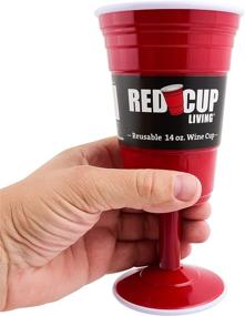 img 3 attached to 🍷 Review: Red Cup Living Reusable Wine Cup - 14-Ounce, Red