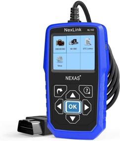 img 4 attached to 🚚 NEXAS Heavy Duty Truck Scanner NL102 OBD/EOBD+HDOBD Diagnostic Tool for Engine ABS Transmission Testing - 2-in-1 Codes Reader for Trucks and Cars