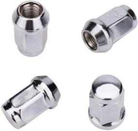 img 3 attached to 🔩 IRONTEK 24шт 12x1.25 Хромированные Шестигранные Шайбы Легкосплавные Гайки 1.38" Высотой 3/4" Шестигранный Конусный Посадочный Полуc - Совместимые с Акура, Кадиллак, Шевроле, Форд, Хонда, Киа, Лексус, Линкольн, Мазда, Мицубиси, Понтиак, Тойота