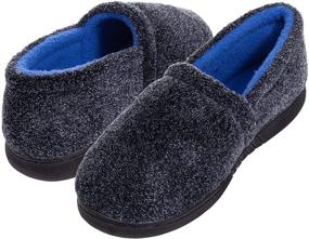 img 1 attached to Skysole Boys Marled Soft Terry A-Line Slip-Ons for Kids - Available in Various Colors and Sizes
