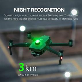 img 2 attached to 🚁 Enhance Drone Safety with STARTRC Drone Strobe Light - Anti-Collision Night Signal Lighting for DJI Air 2S/ Mini SE/Mavic Mini 2/Mavic Air 2/Mavic 2/FPV Combo (4 Lights Colors)