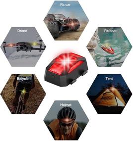 img 3 attached to 🚁 Enhance Drone Safety with STARTRC Drone Strobe Light - Anti-Collision Night Signal Lighting for DJI Air 2S/ Mini SE/Mavic Mini 2/Mavic Air 2/Mavic 2/FPV Combo (4 Lights Colors)