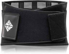 img 2 attached to 👍 NeoHealth Breathable & Light Lower Back Brace: Ultimate Support for Posture Recovery, Pain Relief, and Waist Trimming in Women & Men - Adjustable Lumbar Support Corset and Waist Trainer Belt in Stylish Black Design