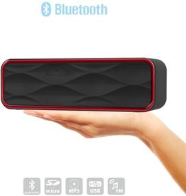 img 2 attached to 🔊 UBEtter Audio Duo Bluetooth-колонка черного цвета - Звук высокой четкости для телефонов и планшетов, портативная беспроводная колонка.