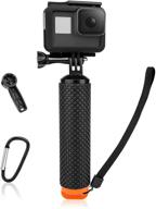 📷 luxebell floating hand grip: gopro pole mount & handle accessories for akaso, dragon crosstour, campark, dji cameras logo