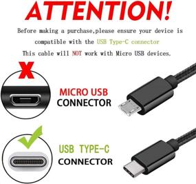 img 3 attached to 🔌 Автомобильное зарядное устройство Samsung с двумя портами и быстрым USB C и кабелем Type C длиной 5 футов - совместимо с Samsung Galaxy S10 Plus/S10/S10e/S9/S9 Plus/S8/S8 Plus/S8 Active/Note 10 Plus/Note 9/8/A20/A50/A70, LG V40/V30/G6/G5.