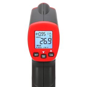 img 2 attached to 🌡️ UNI-T UT300S Infrared Thermometer - Non-Contact Digital Laser Temperature Gun for HVAC, Home Repair & Maintenance, Griddle Thermometer, Pool, Candle Making, Chocolate -25.6~752°F/-32~400°C (NOT for Human Use)