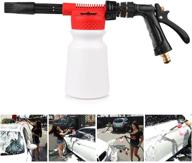 powstro multifunctional car cleaning foam gun - 🚘 900ml washing foamaster sprayer for motorcycle, van, and vehicle (red) logo