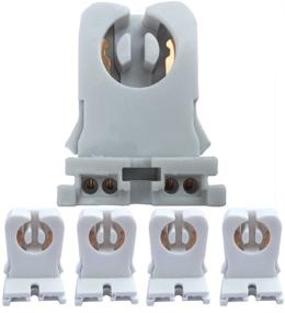 img 4 attached to 💡 Non Shunted 4 Pack Tombstone Sockets for Fluorescent Tubes - Efficient and Reliable Lighting Solution