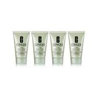 🌟 clinique 7 day scrub cream rinse-off formula 4oz: set of 4 x 1oz tubes boosts radiant skin! logo