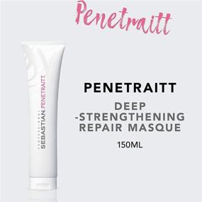 img 3 attached to Sebastian Professional Penetraitt: Ultimate Hair Strengthening and Deep Repair Shampoo, Conditioner & Treatment - Transform Your Hair's Health!