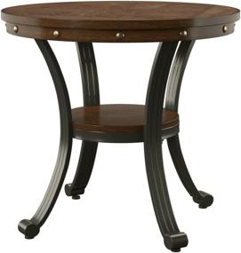 img 2 attached to Colorful and Compact: Powell Furniture Franklin Side Table, Small, Multicolor