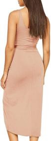 img 3 attached to Senllen Womens Casual Sleeveless Bodycon